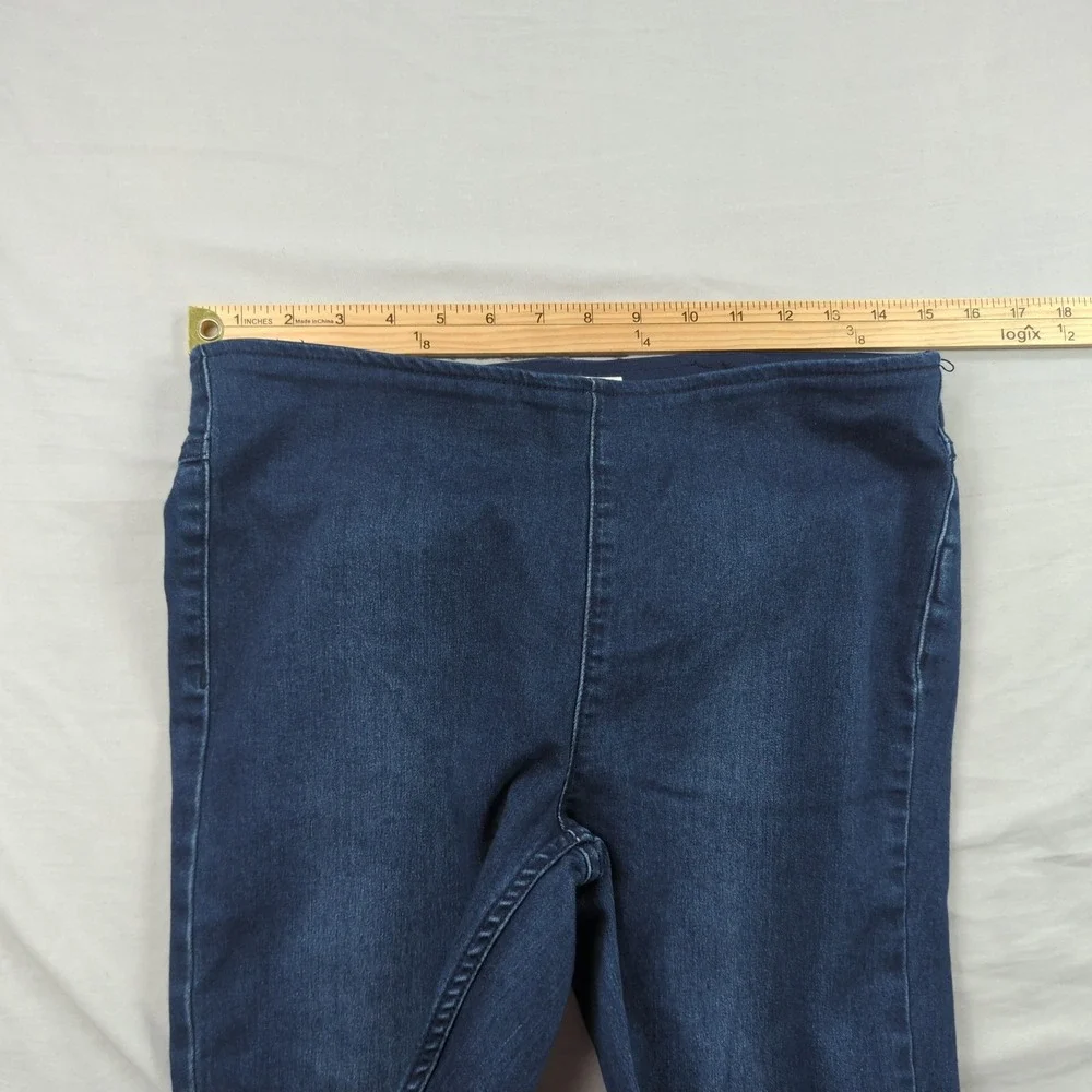 Free People Jeans‎ Womens 29 Blue Flare Stretch Dark Wash Hippie Boho